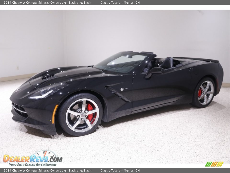 2014 Chevrolet Corvette Stingray Convertible Black / Jet Black Photo #4