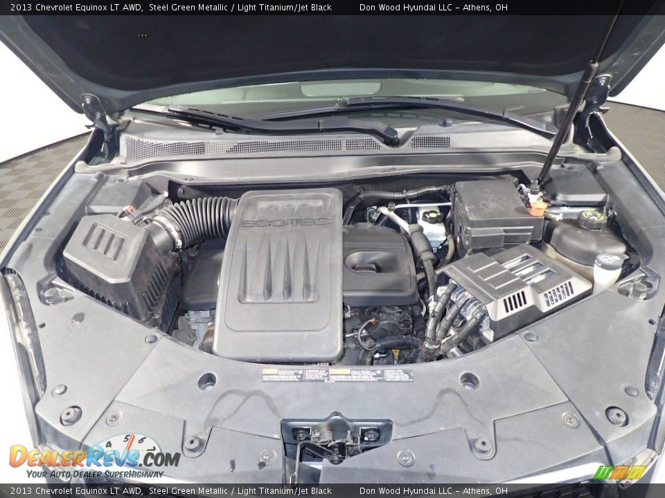 2013 Chevrolet Equinox LT AWD Steel Green Metallic / Light Titanium/Jet Black Photo #7
