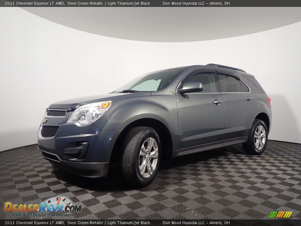 2013 Chevrolet Equinox LT AWD Steel Green Metallic / Light Titanium/Jet Black Photo #8