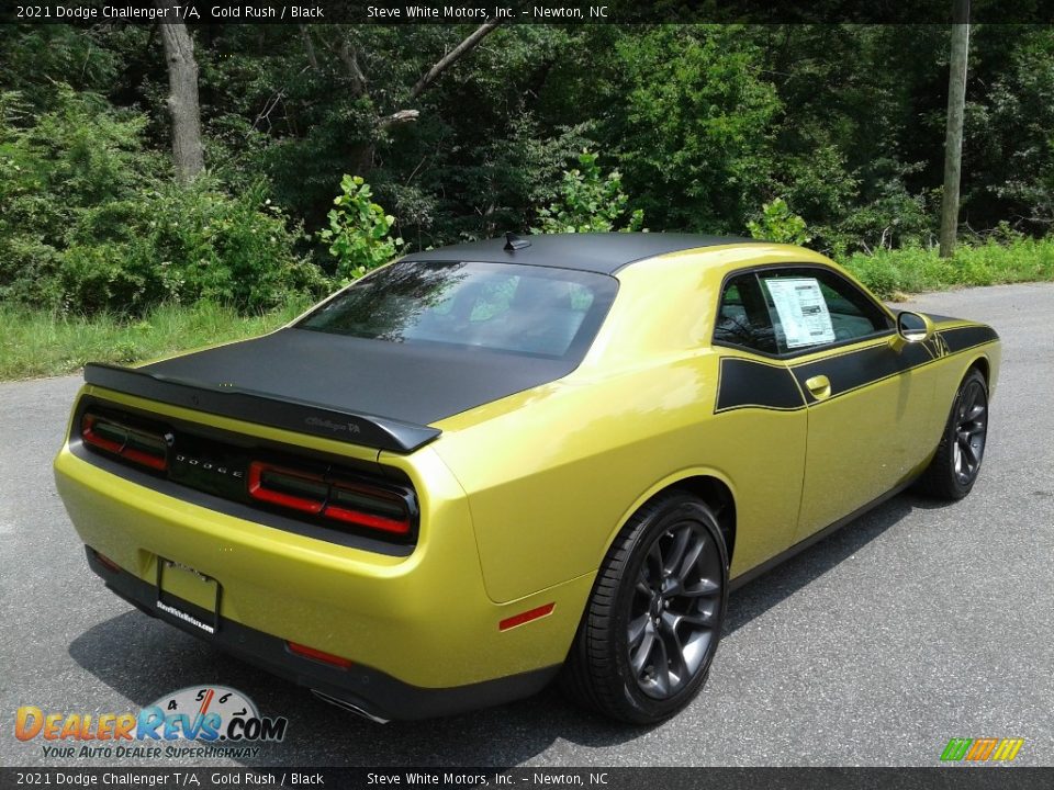 2021 Dodge Challenger T/A Gold Rush / Black Photo #6