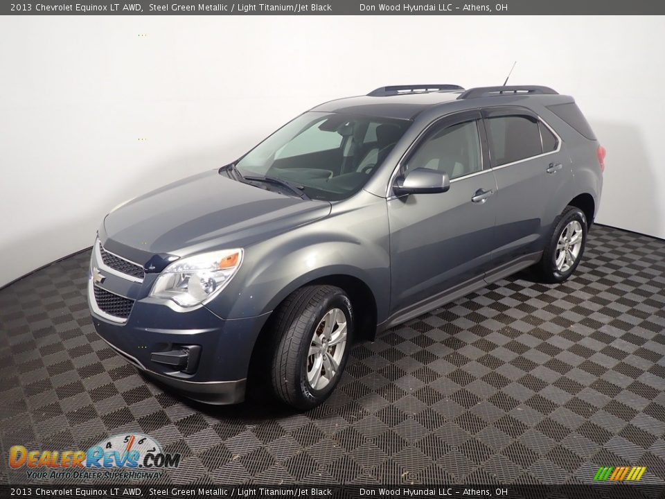 2013 Chevrolet Equinox LT AWD Steel Green Metallic / Light Titanium/Jet Black Photo #9