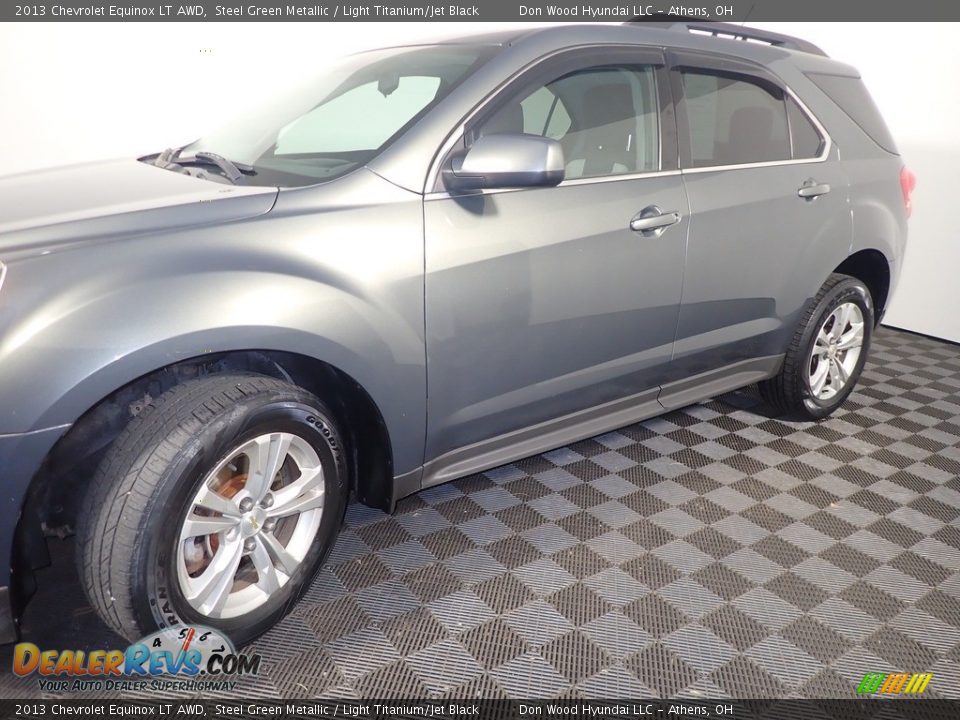 2013 Chevrolet Equinox LT AWD Steel Green Metallic / Light Titanium/Jet Black Photo #10