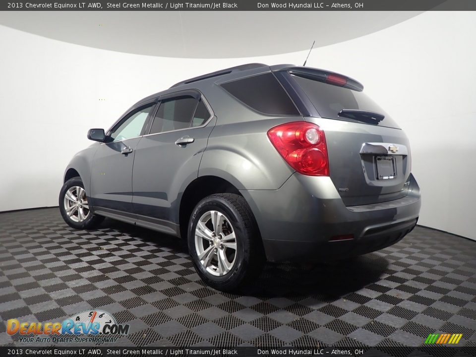 2013 Chevrolet Equinox LT AWD Steel Green Metallic / Light Titanium/Jet Black Photo #11