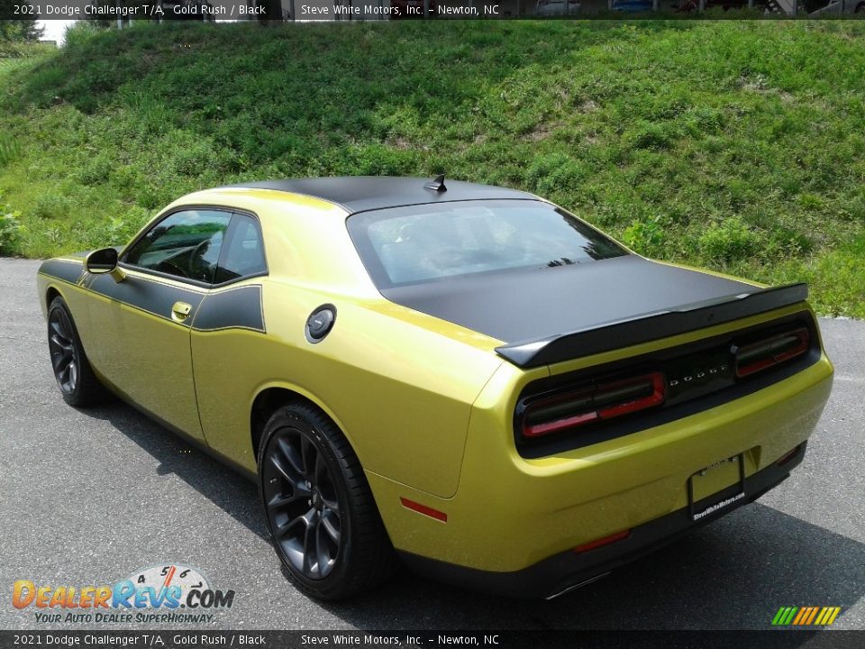 2021 Dodge Challenger T/A Gold Rush / Black Photo #8