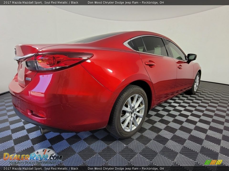 2017 Mazda Mazda6 Sport Soul Red Metallic / Black Photo #9