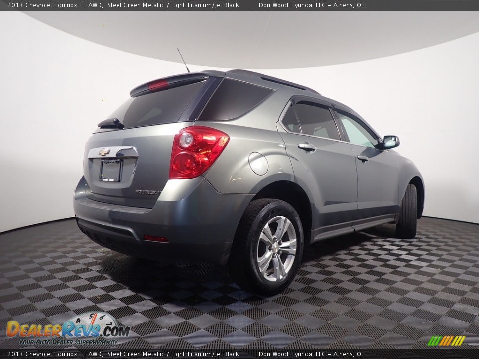 2013 Chevrolet Equinox LT AWD Steel Green Metallic / Light Titanium/Jet Black Photo #16