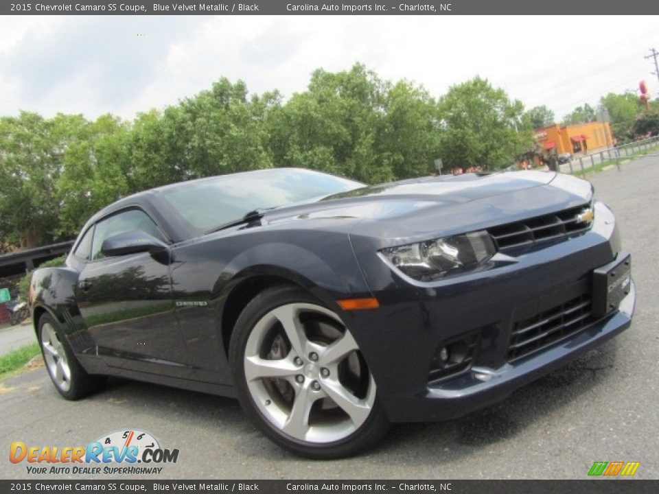 2015 Chevrolet Camaro SS Coupe Blue Velvet Metallic / Black Photo #1