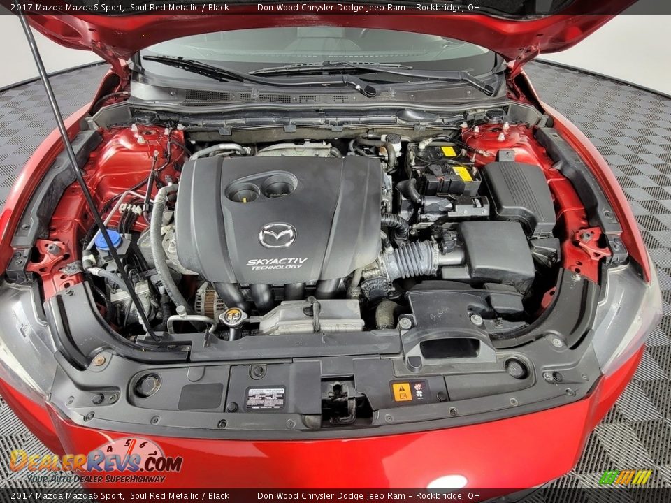 2017 Mazda Mazda6 Sport Soul Red Metallic / Black Photo #13