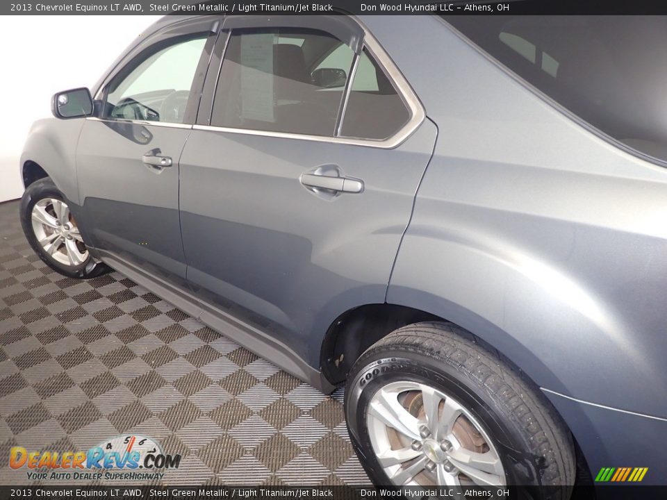 2013 Chevrolet Equinox LT AWD Steel Green Metallic / Light Titanium/Jet Black Photo #18