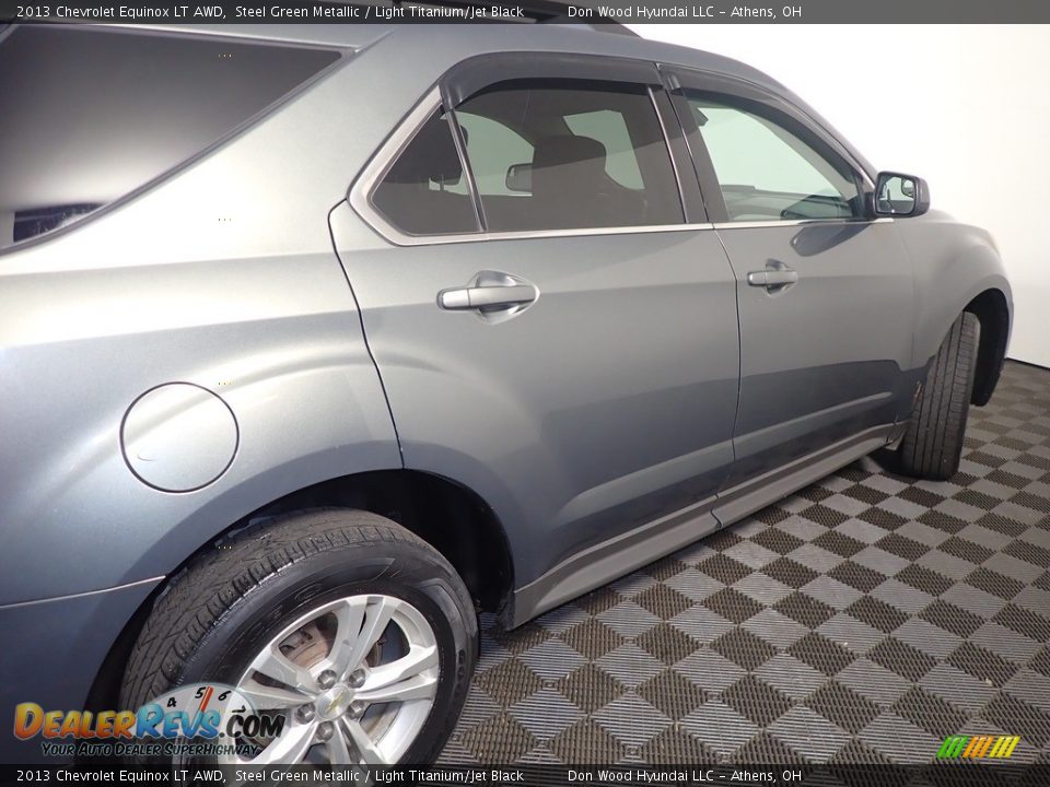 2013 Chevrolet Equinox LT AWD Steel Green Metallic / Light Titanium/Jet Black Photo #19