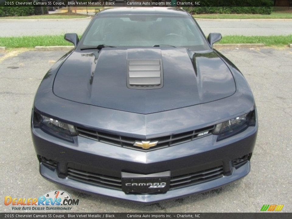 2015 Chevrolet Camaro SS Coupe Blue Velvet Metallic / Black Photo #5