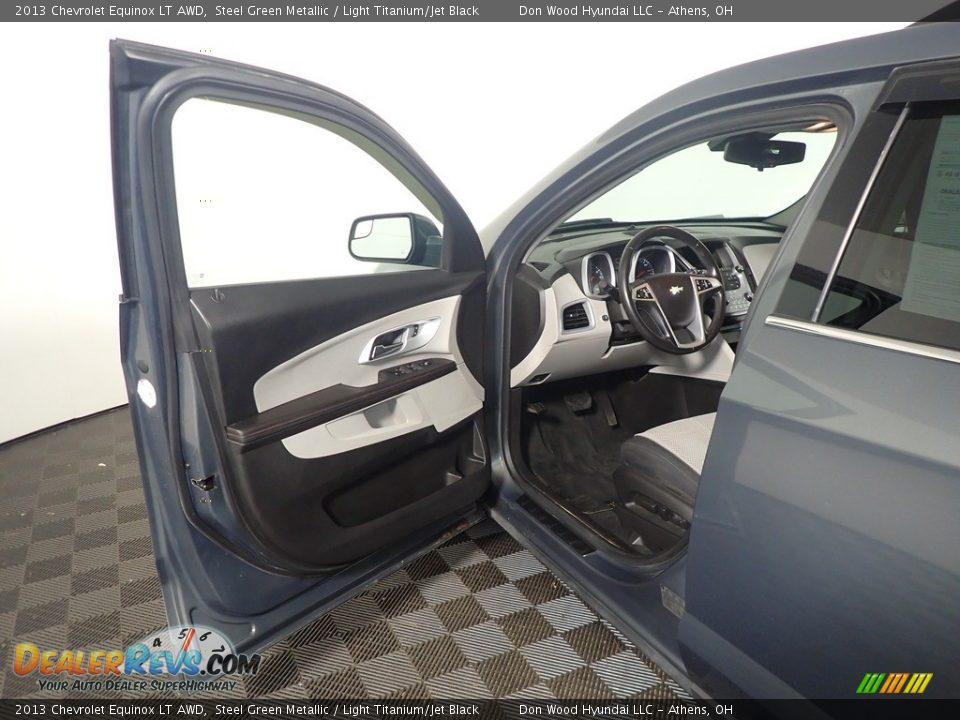 2013 Chevrolet Equinox LT AWD Steel Green Metallic / Light Titanium/Jet Black Photo #20