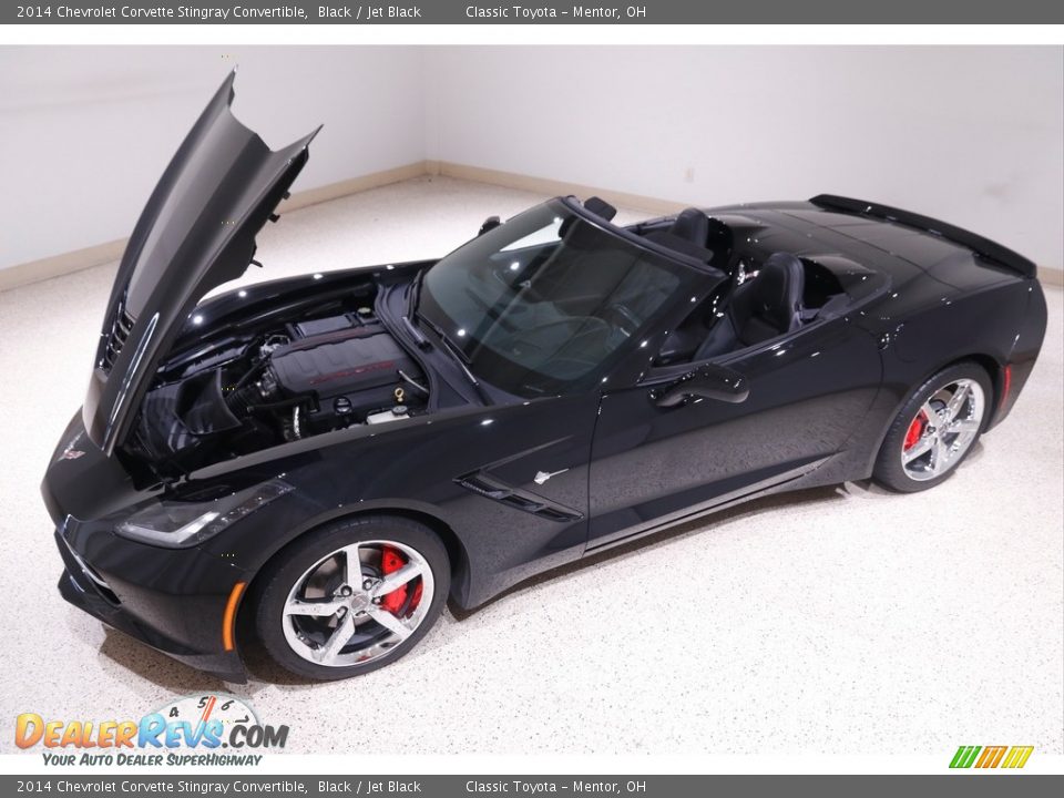 2014 Chevrolet Corvette Stingray Convertible Black / Jet Black Photo #24