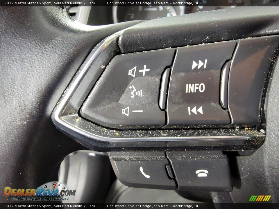 2017 Mazda Mazda6 Sport Soul Red Metallic / Black Photo #20