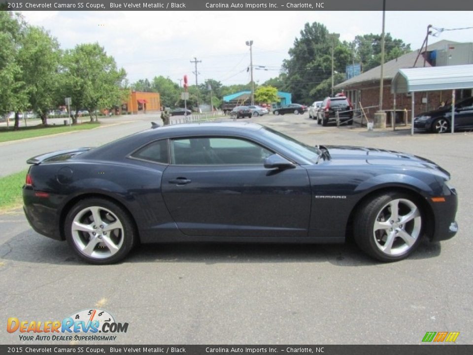 2015 Chevrolet Camaro SS Coupe Blue Velvet Metallic / Black Photo #11