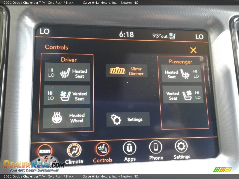 Controls of 2021 Dodge Challenger T/A Photo #21