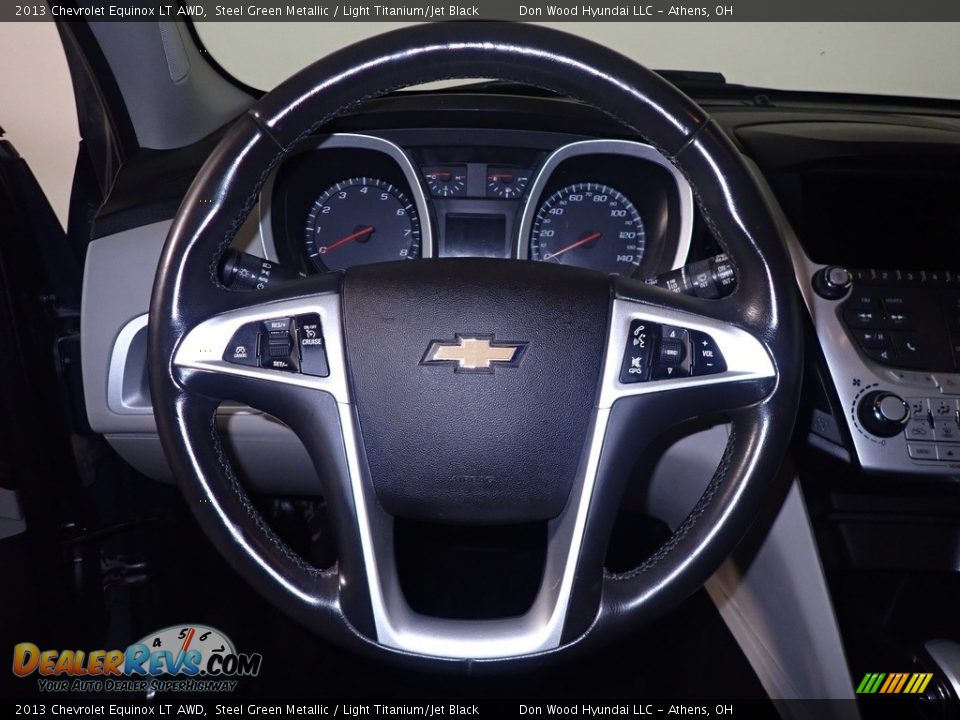 2013 Chevrolet Equinox LT AWD Steel Green Metallic / Light Titanium/Jet Black Photo #27