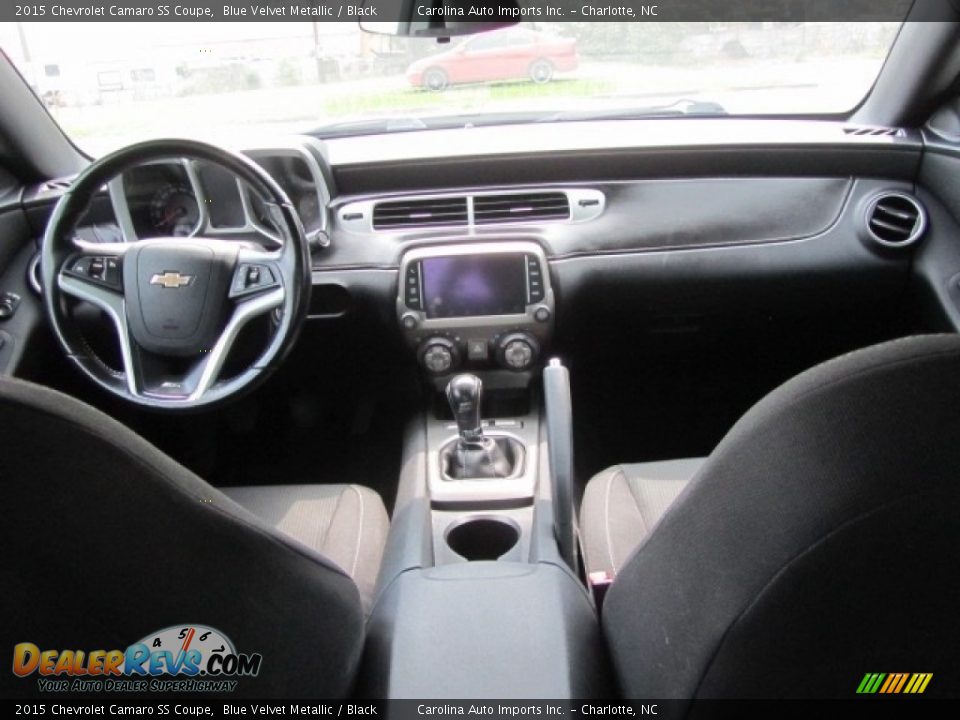 2015 Chevrolet Camaro SS Coupe Blue Velvet Metallic / Black Photo #13