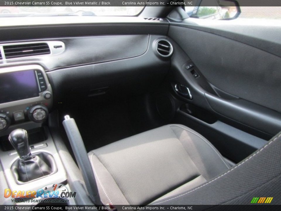 2015 Chevrolet Camaro SS Coupe Blue Velvet Metallic / Black Photo #14