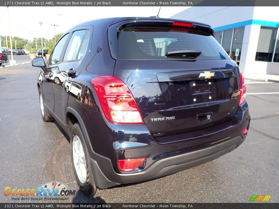 2021 Chevrolet Trax LS AWD Midnight Blue Metallic / Jet Black Photo #5