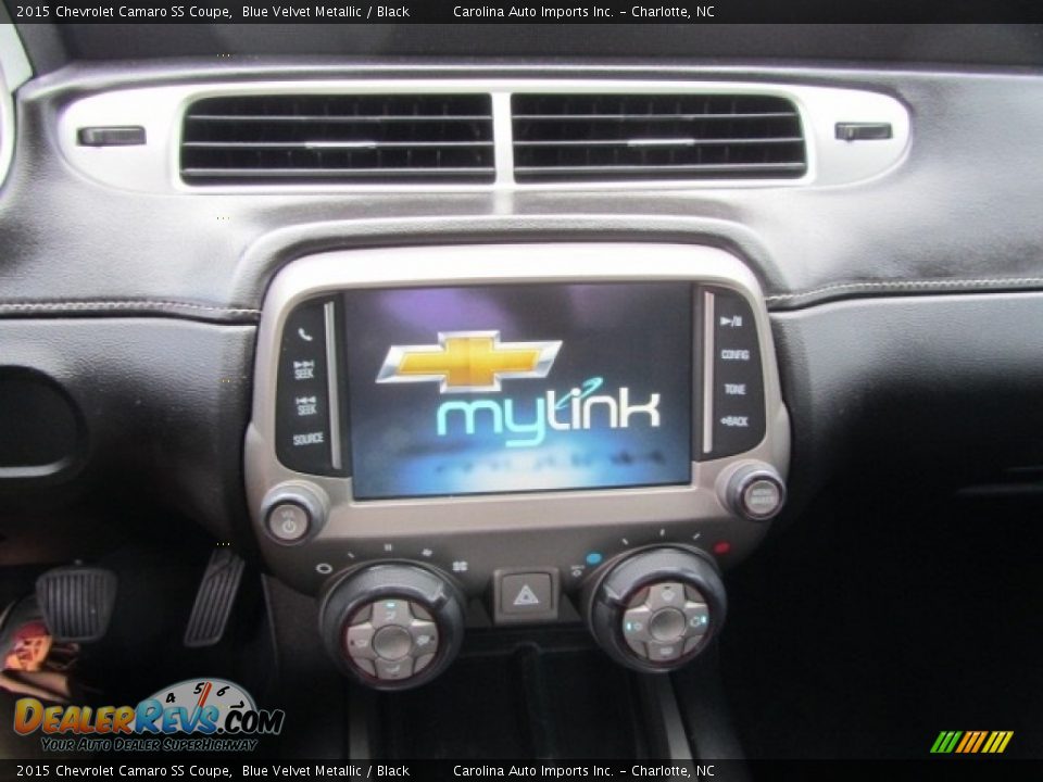 2015 Chevrolet Camaro SS Coupe Blue Velvet Metallic / Black Photo #15