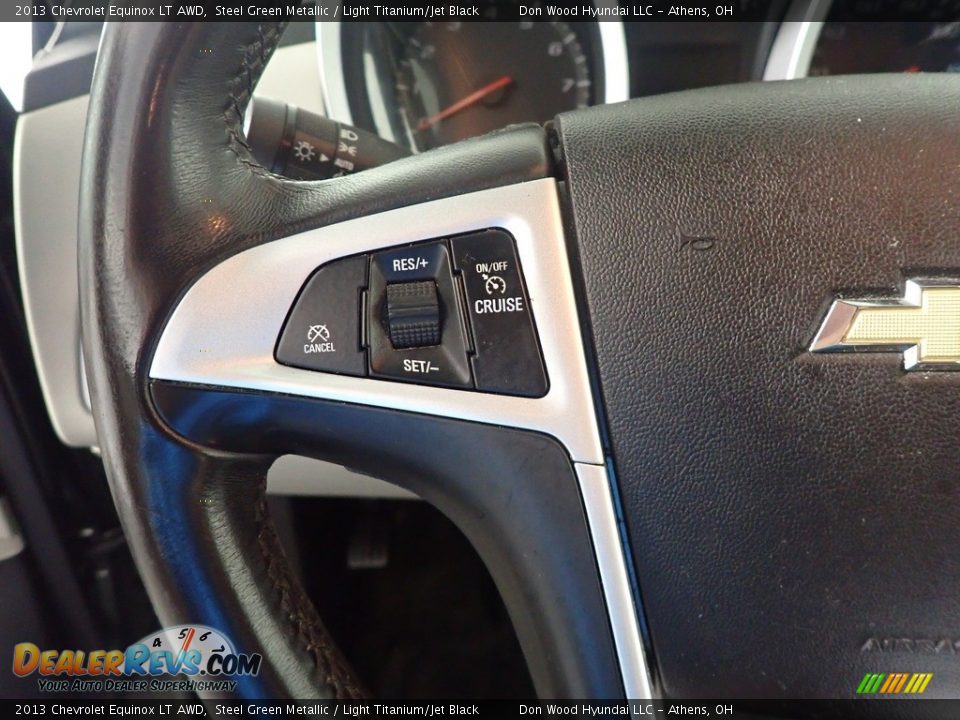 2013 Chevrolet Equinox LT AWD Steel Green Metallic / Light Titanium/Jet Black Photo #29