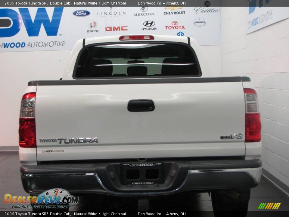 2006 Toyota Tundra SR5 Double Cab Natural White / Light Charcoal Photo #7