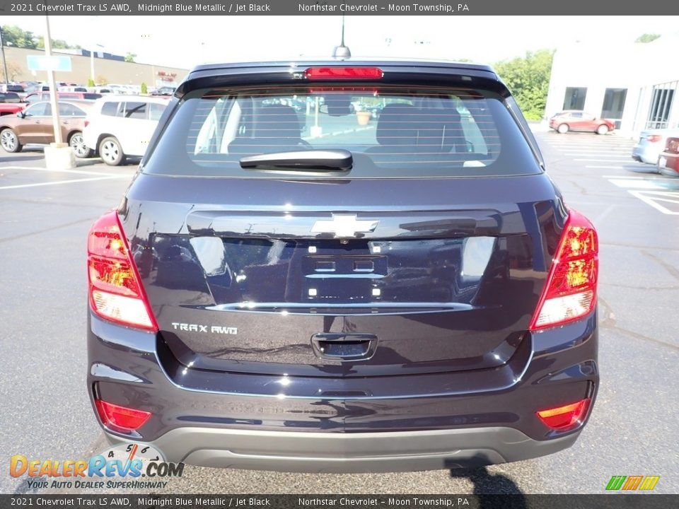 2021 Chevrolet Trax LS AWD Midnight Blue Metallic / Jet Black Photo #6