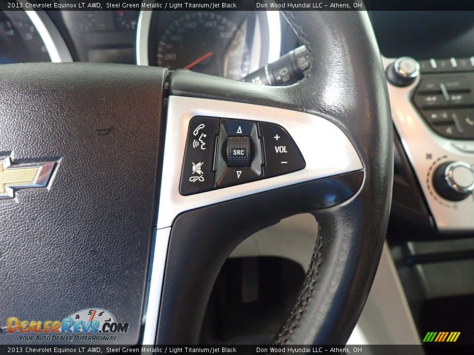 2013 Chevrolet Equinox LT AWD Steel Green Metallic / Light Titanium/Jet Black Photo #30