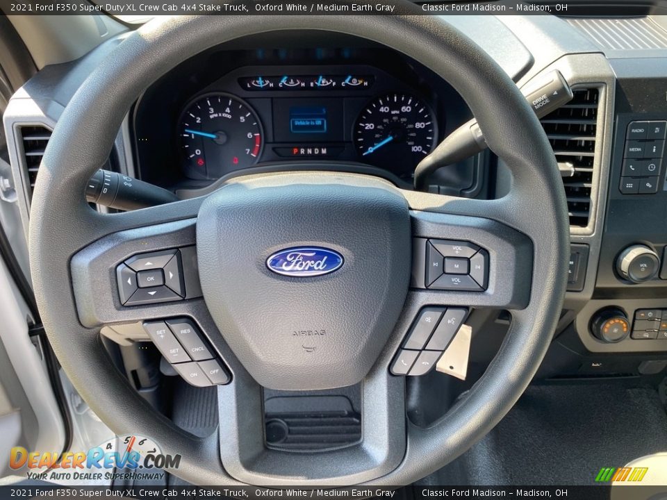 2021 Ford F350 Super Duty XL Crew Cab 4x4 Stake Truck Steering Wheel Photo #14