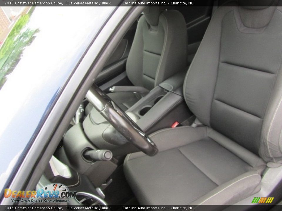 2015 Chevrolet Camaro SS Coupe Blue Velvet Metallic / Black Photo #19