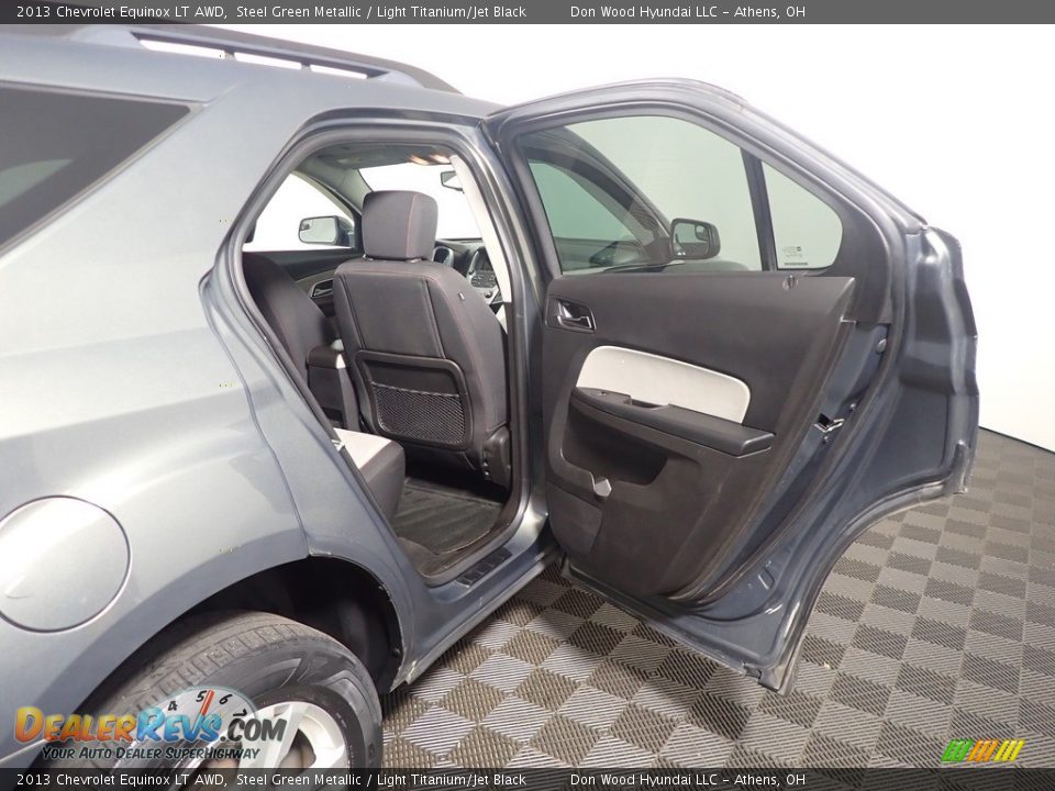 2013 Chevrolet Equinox LT AWD Steel Green Metallic / Light Titanium/Jet Black Photo #35