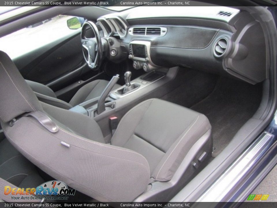 2015 Chevrolet Camaro SS Coupe Blue Velvet Metallic / Black Photo #22