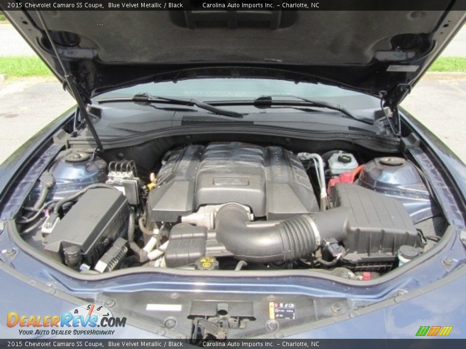 2015 Chevrolet Camaro SS Coupe Blue Velvet Metallic / Black Photo #25