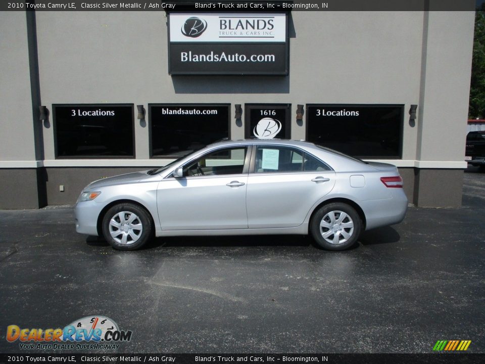 2010 Toyota Camry LE Classic Silver Metallic / Ash Gray Photo #1