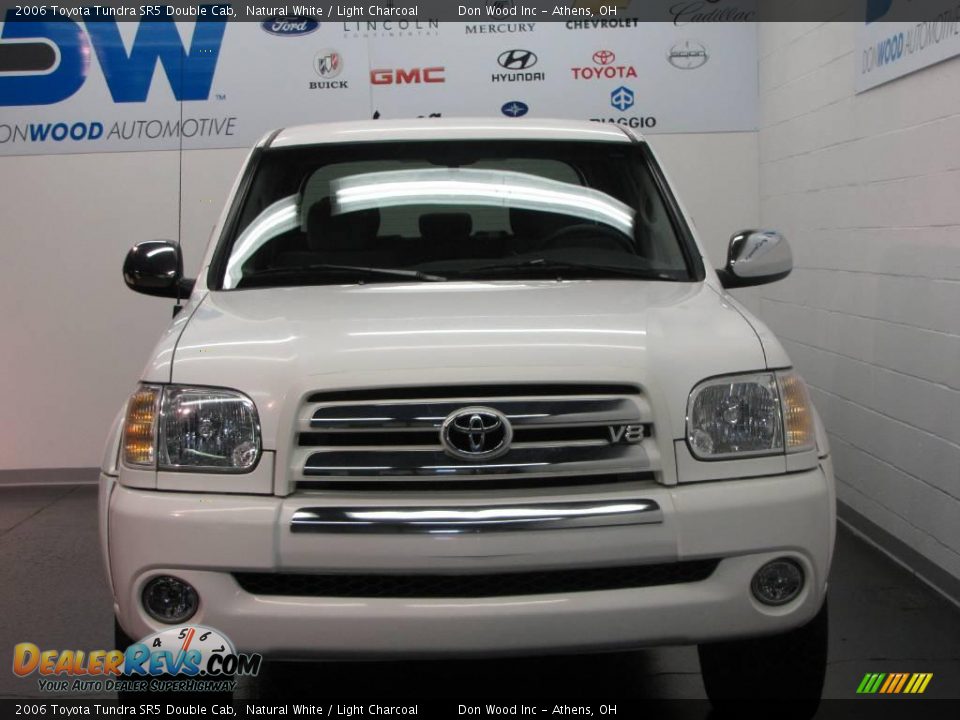2006 Toyota Tundra SR5 Double Cab Natural White / Light Charcoal Photo #8
