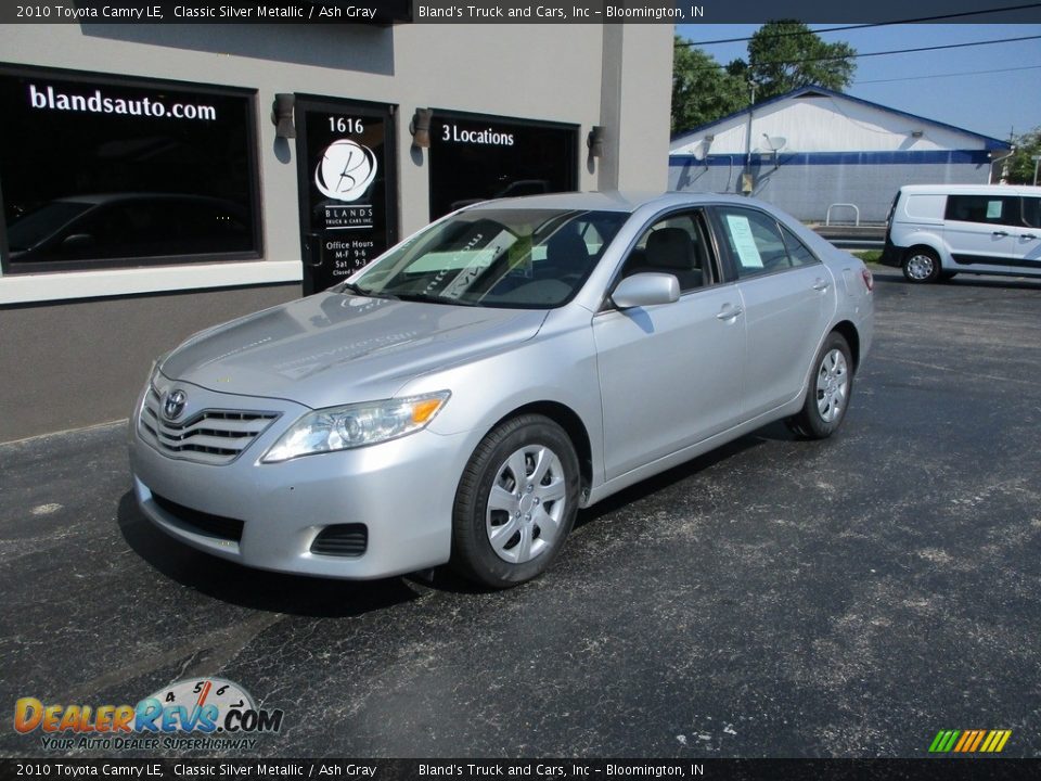 2010 Toyota Camry LE Classic Silver Metallic / Ash Gray Photo #2