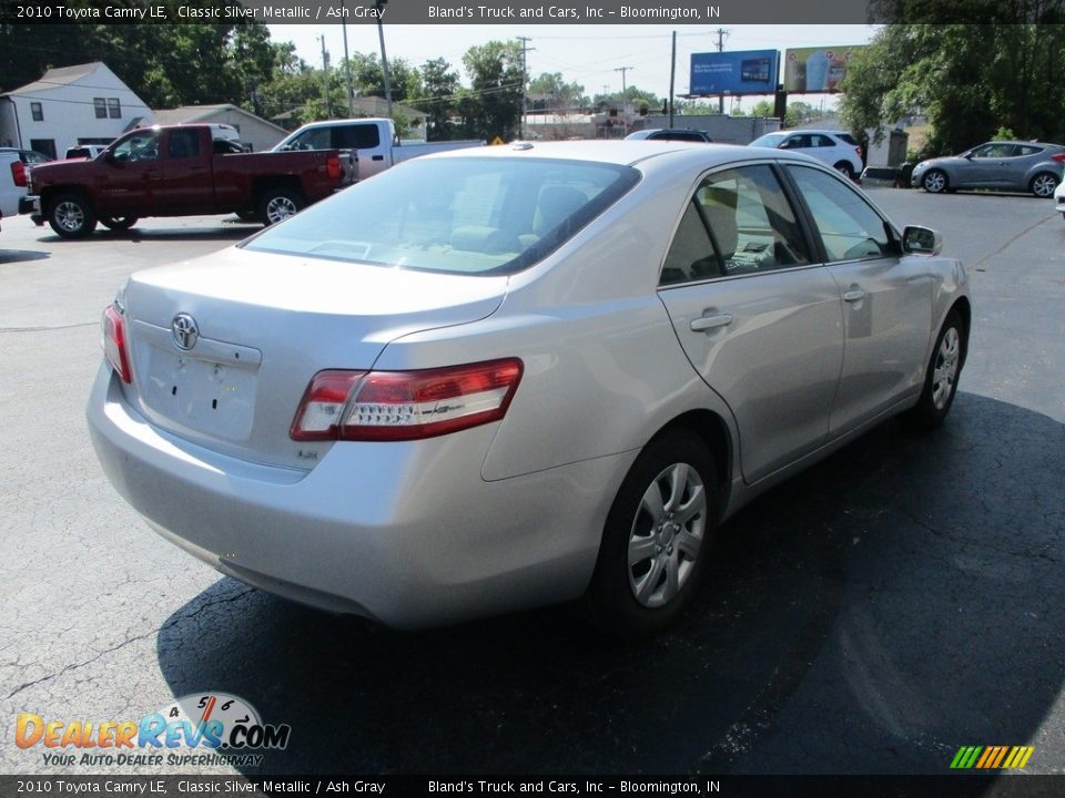 2010 Toyota Camry LE Classic Silver Metallic / Ash Gray Photo #4