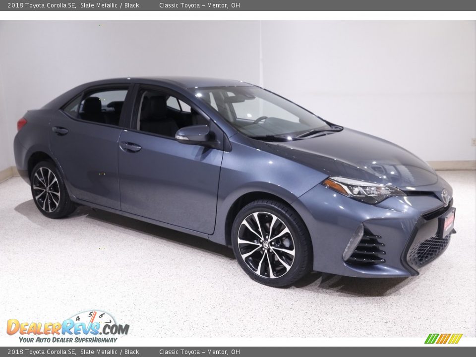 2018 Toyota Corolla SE Slate Metallic / Black Photo #1
