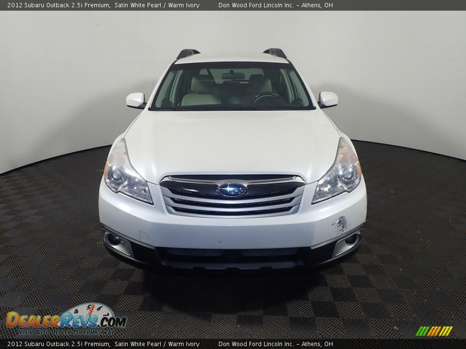 2012 Subaru Outback 2.5i Premium Satin White Pearl / Warm Ivory Photo #4