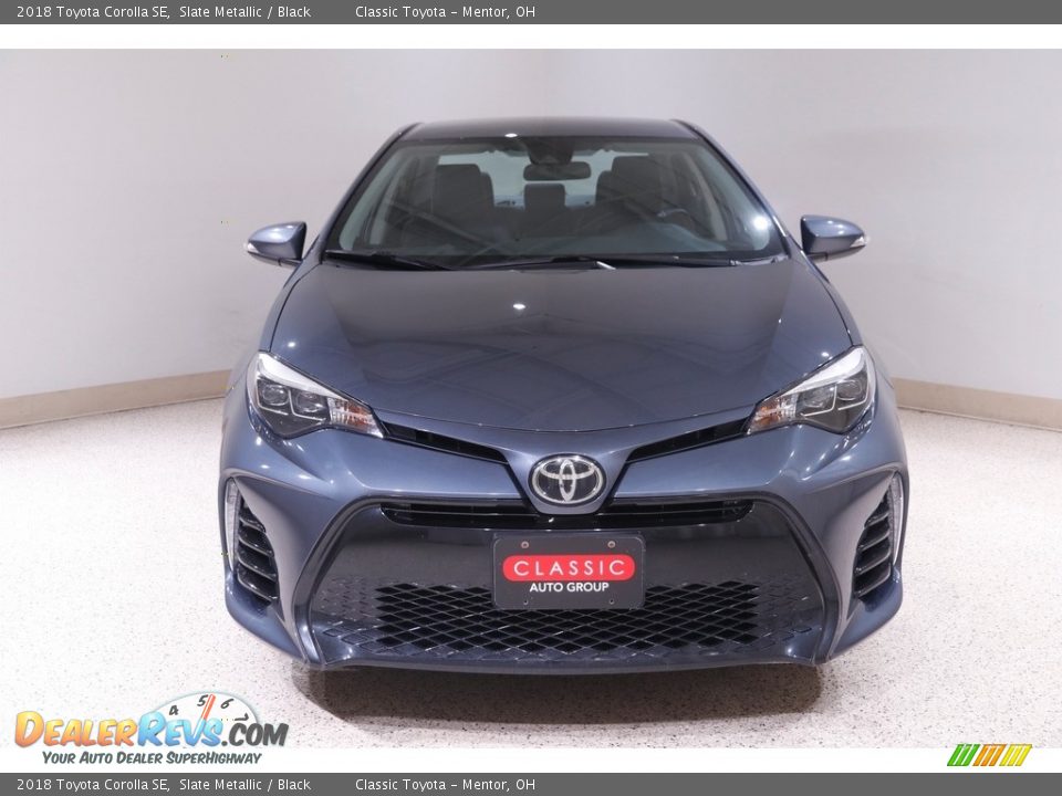 2018 Toyota Corolla SE Slate Metallic / Black Photo #2