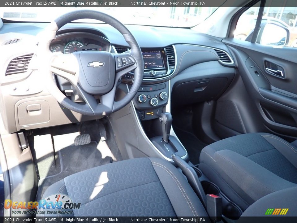 2021 Chevrolet Trax LS AWD Midnight Blue Metallic / Jet Black Photo #22