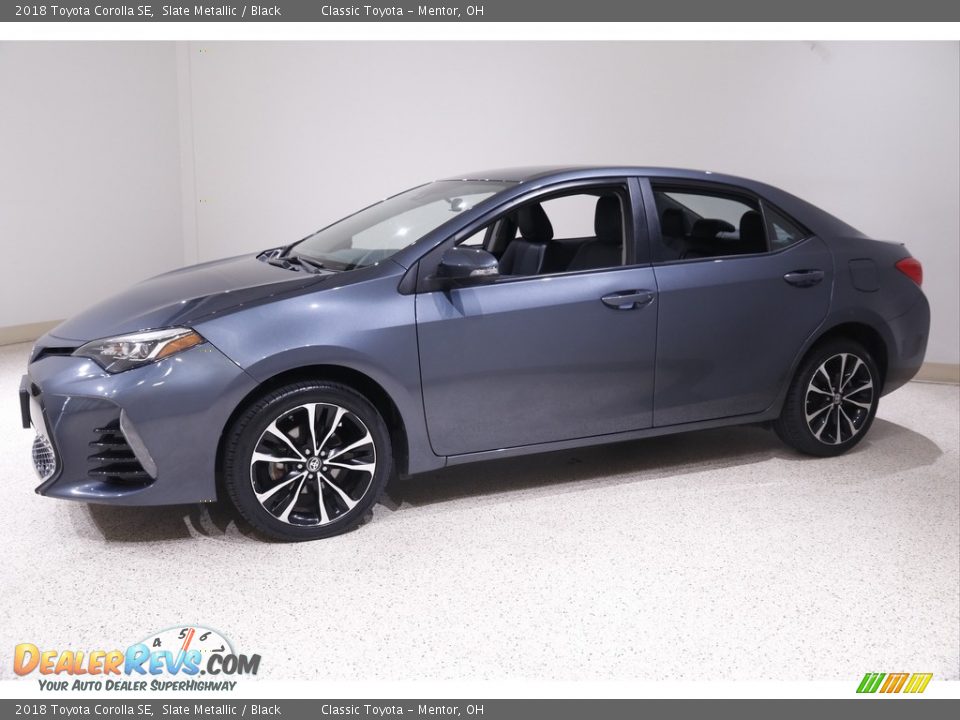 2018 Toyota Corolla SE Slate Metallic / Black Photo #3