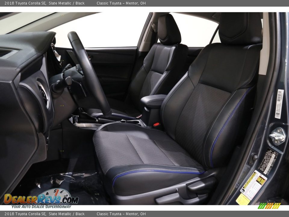 2018 Toyota Corolla SE Slate Metallic / Black Photo #5