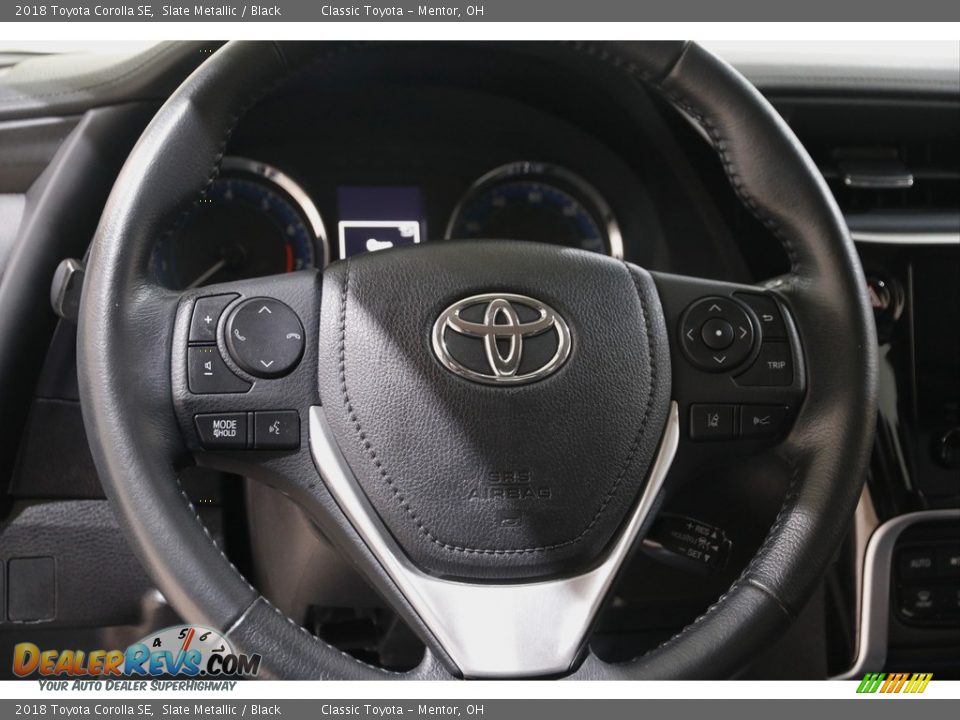 2018 Toyota Corolla SE Slate Metallic / Black Photo #7