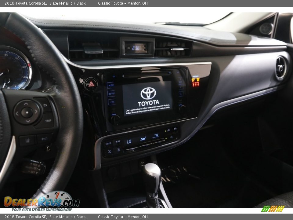2018 Toyota Corolla SE Slate Metallic / Black Photo #9
