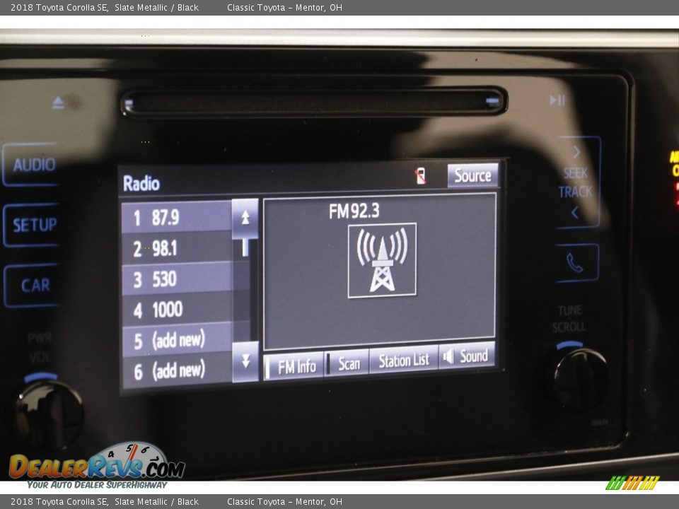 2018 Toyota Corolla SE Slate Metallic / Black Photo #10