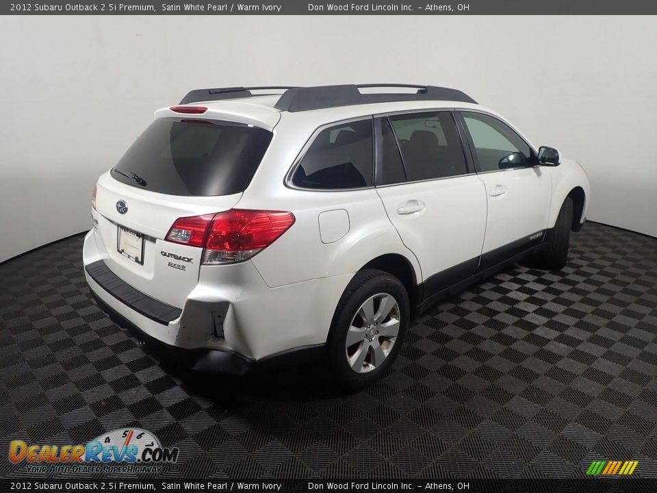 Satin White Pearl 2012 Subaru Outback 2.5i Premium Photo #16