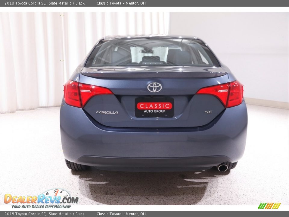 2018 Toyota Corolla SE Slate Metallic / Black Photo #16