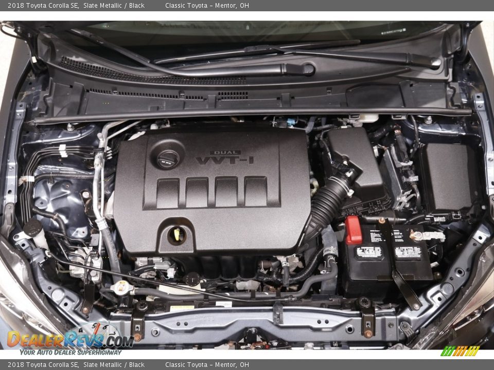 2018 Toyota Corolla SE Slate Metallic / Black Photo #17